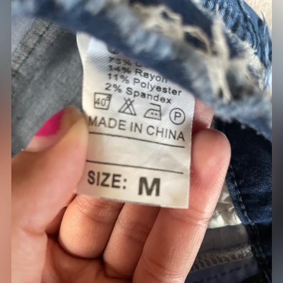 High Rise Patchwork Jeans - Picture 4 of 4